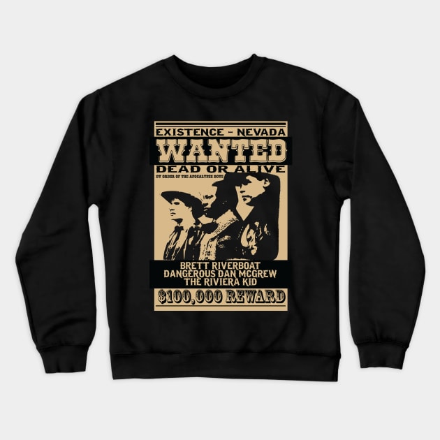 Gunmen of the Apocalypse Crewneck Sweatshirt by Meta Cortex